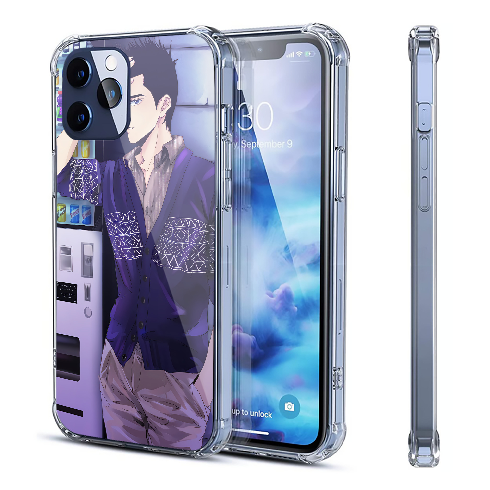 （画像用） SLAM DUNK／スラムダンク 【iPhone 12シリーズ対応】透明スマホケース（クリアソフトケース）
